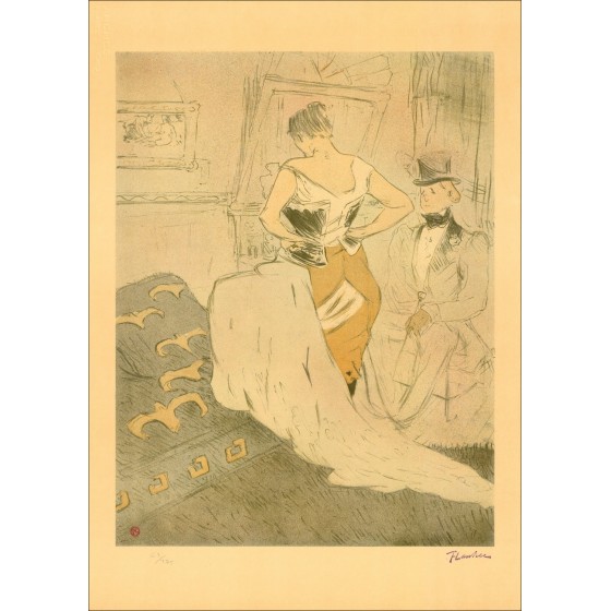 Litografía Henri de TOULOUSE-LAUTREC - Conquista de paso