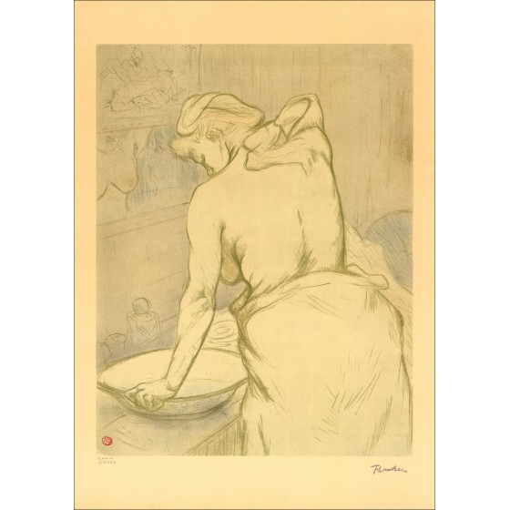 Litografía Henri de TOULOUSE-LAUTREC - La Toilette