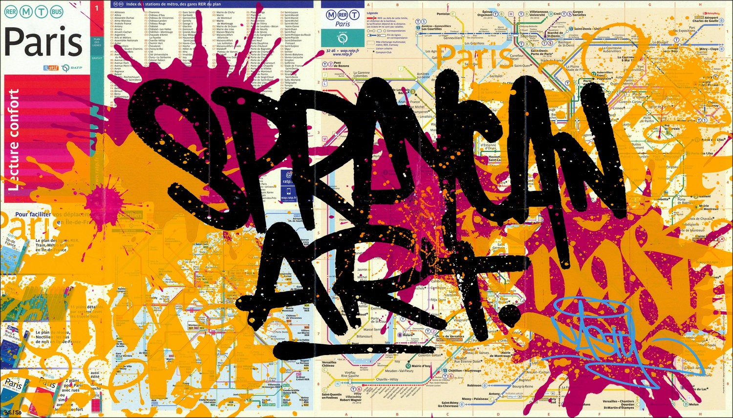 Serigrafia NASTY - Piano Metro, Spray Can Art 2015