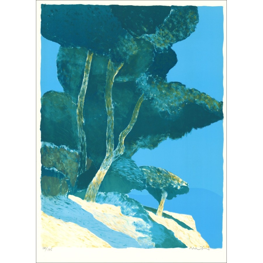 Kaufen Sie Roger Mühl-Pins an der Küste Original-Lithographie