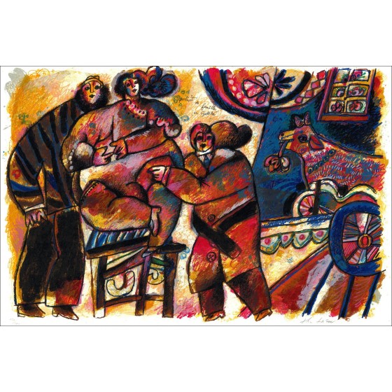 Kaufen Sie ein Familienporträt in Galiläa von theo tobasse lithographic