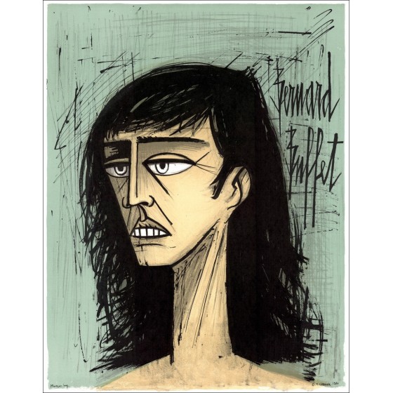 Comprar Bernard Buffet Woman Head Lithograph 1980