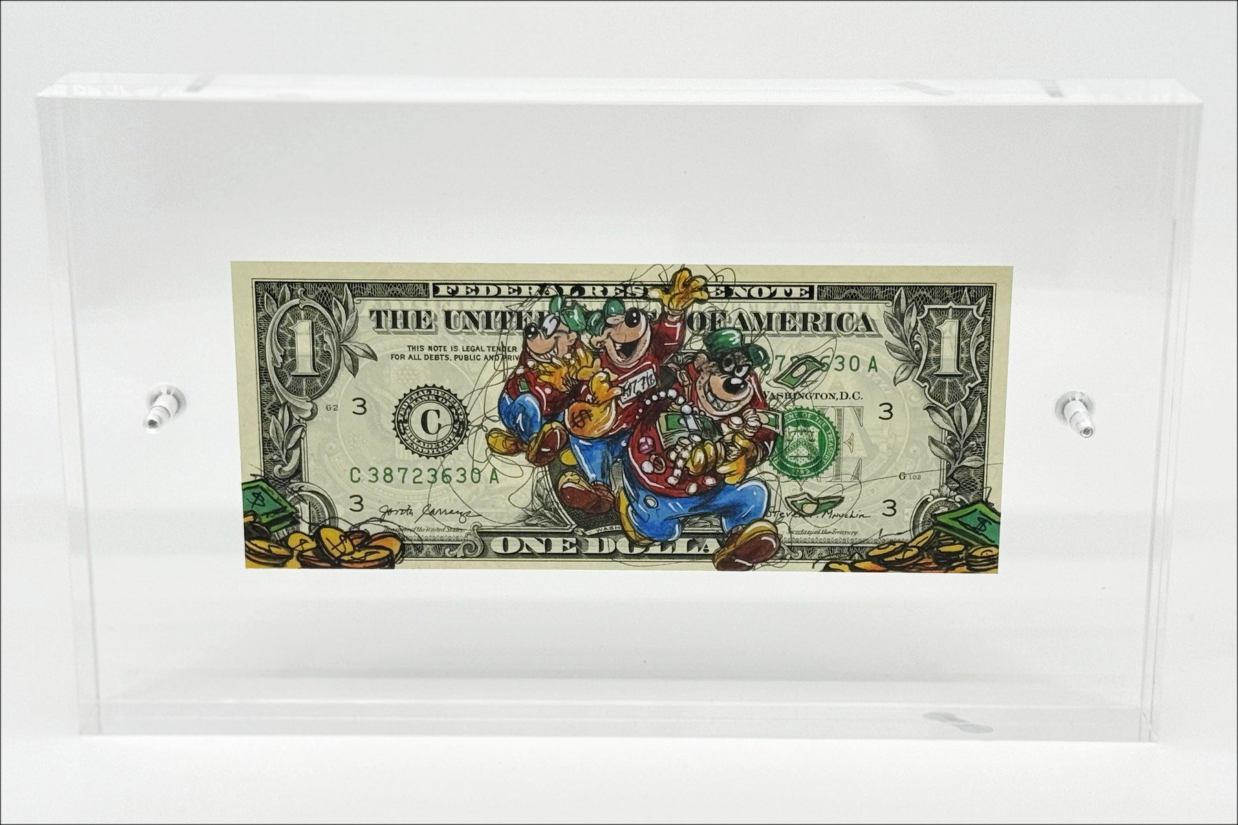Acquista un disegno originale su dollaro $ PAZBLANDINA - il respinto