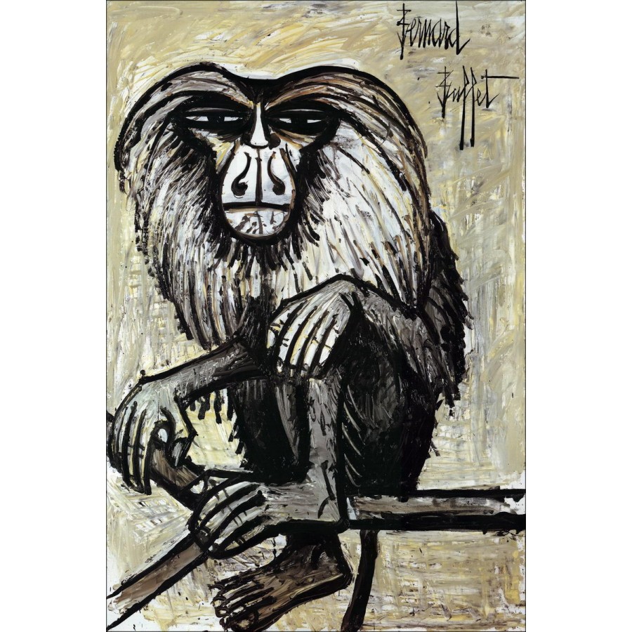 Buy Bernard Buffet Affe Poster oder Poster