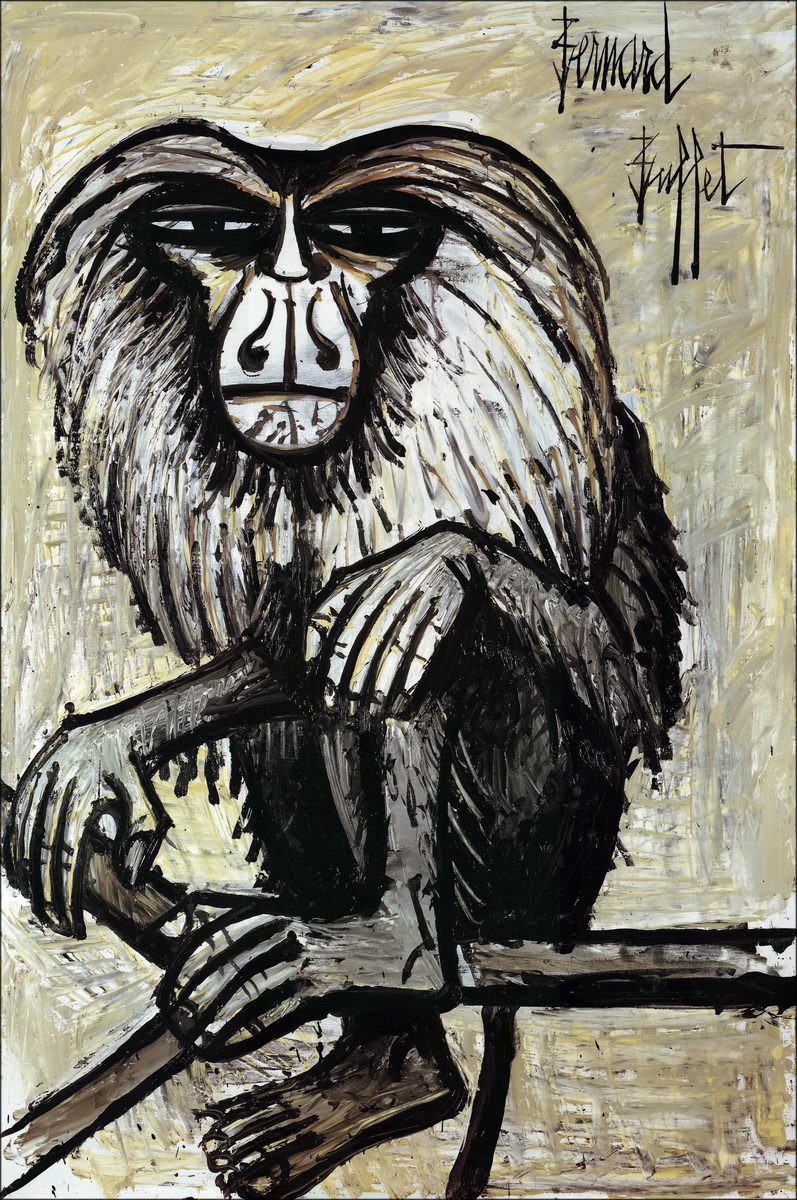 Buy Bernard Buffet Affe Poster oder Poster
