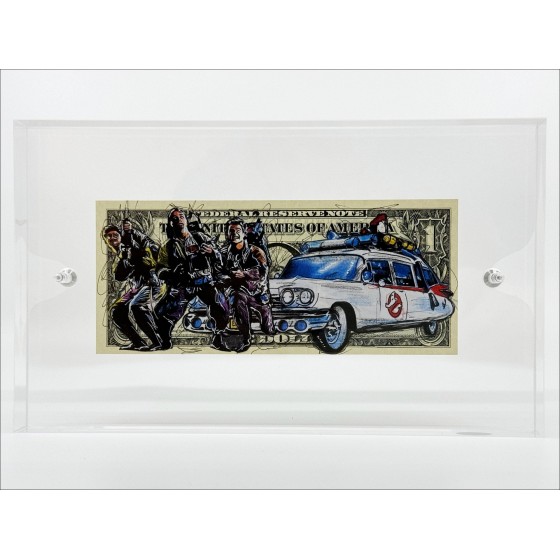 PAZBLANDINA: Ghostbusters on dollaro, disegno originale, 2024