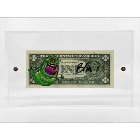 PAZBLANDINA: Ghostbusters on dollaro, disegno originale, 2024