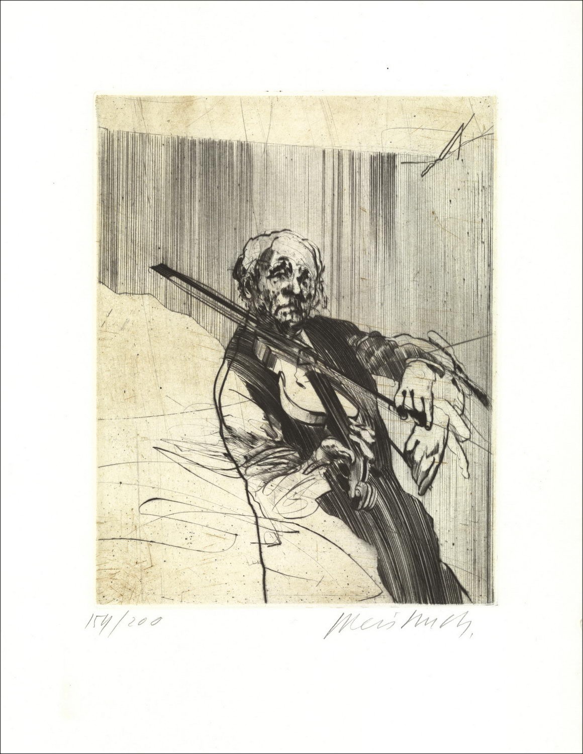 Achat Gravure originale Claude WEISBUCH Sonate III 