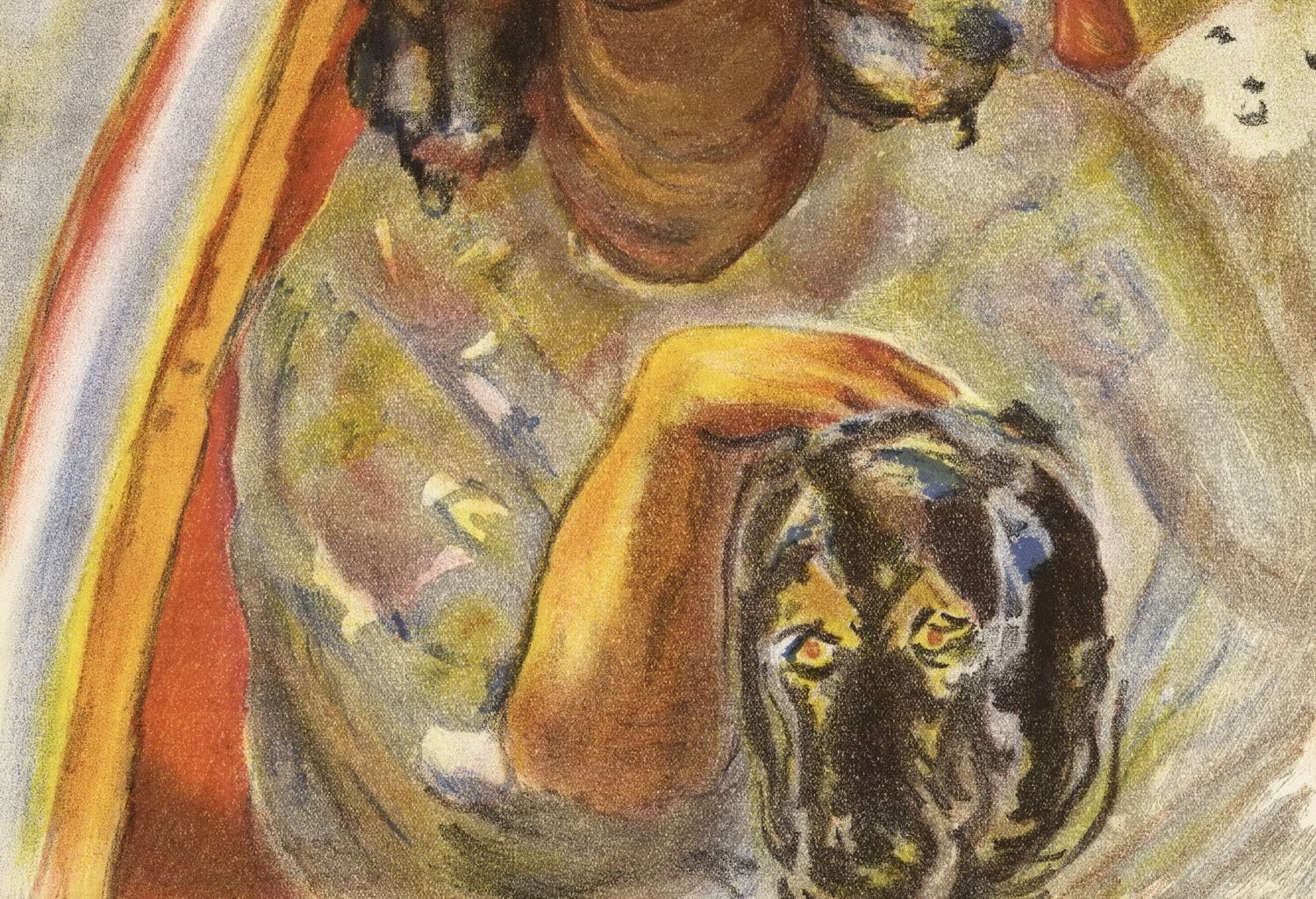 Pierre Bonnard - Litografia "Ragazza in una barca" 35x26cm - 1939