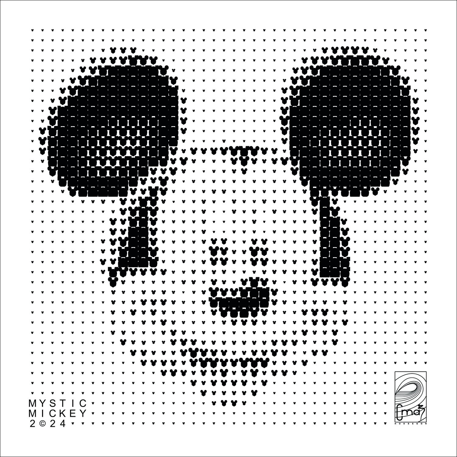 CMAB "Mystic Mickey" 2024 - tinta de aluminio, edición limitada