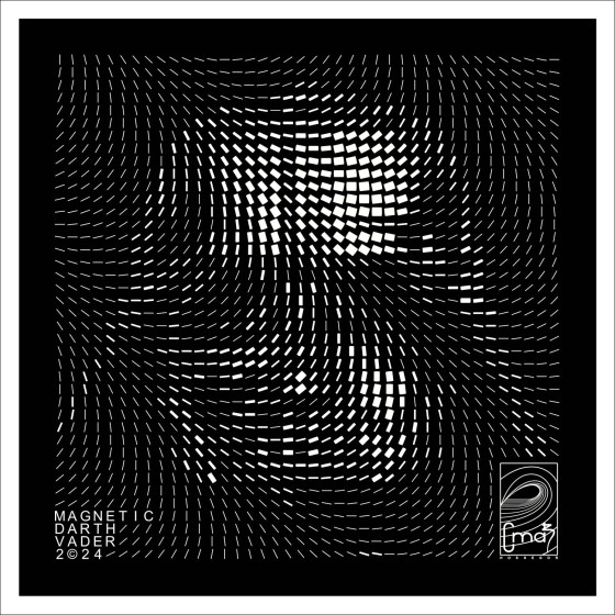 CMAB "Magnetic Darth Vader" 2024 - Inchiostro in alluminio, in edizione limitata