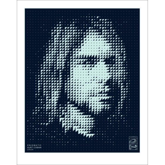 CMAB "Enigmatic Kurt Cobain" 2024 - Obras en Aluminio, Edición 1/8