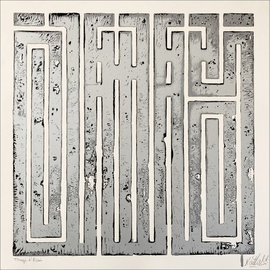 Comprare, L'ATLAS Solo un altro sigillo, serigrafia originale in argento 2020
