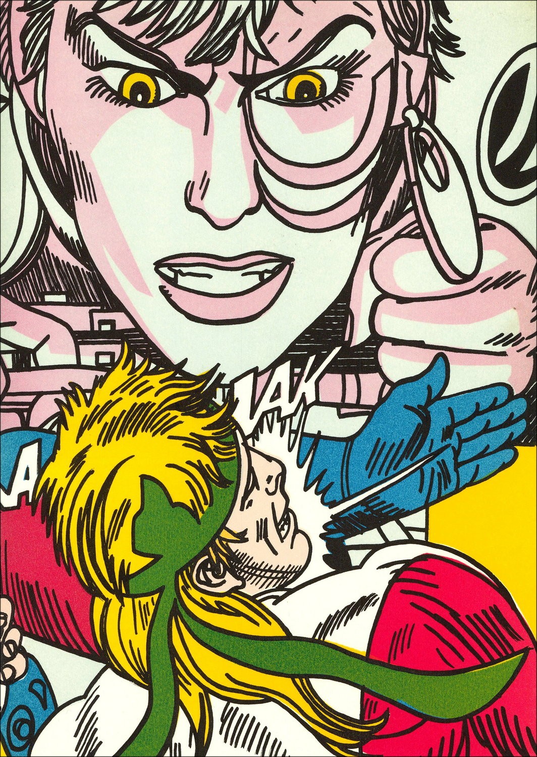 ERRÓ – La gifle, sérigraphie originale signée 1986