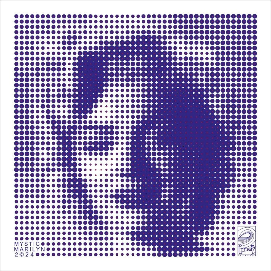 "Mystic Marilyn by CMAB 2024 - Aluminium Ink Limited Edition
