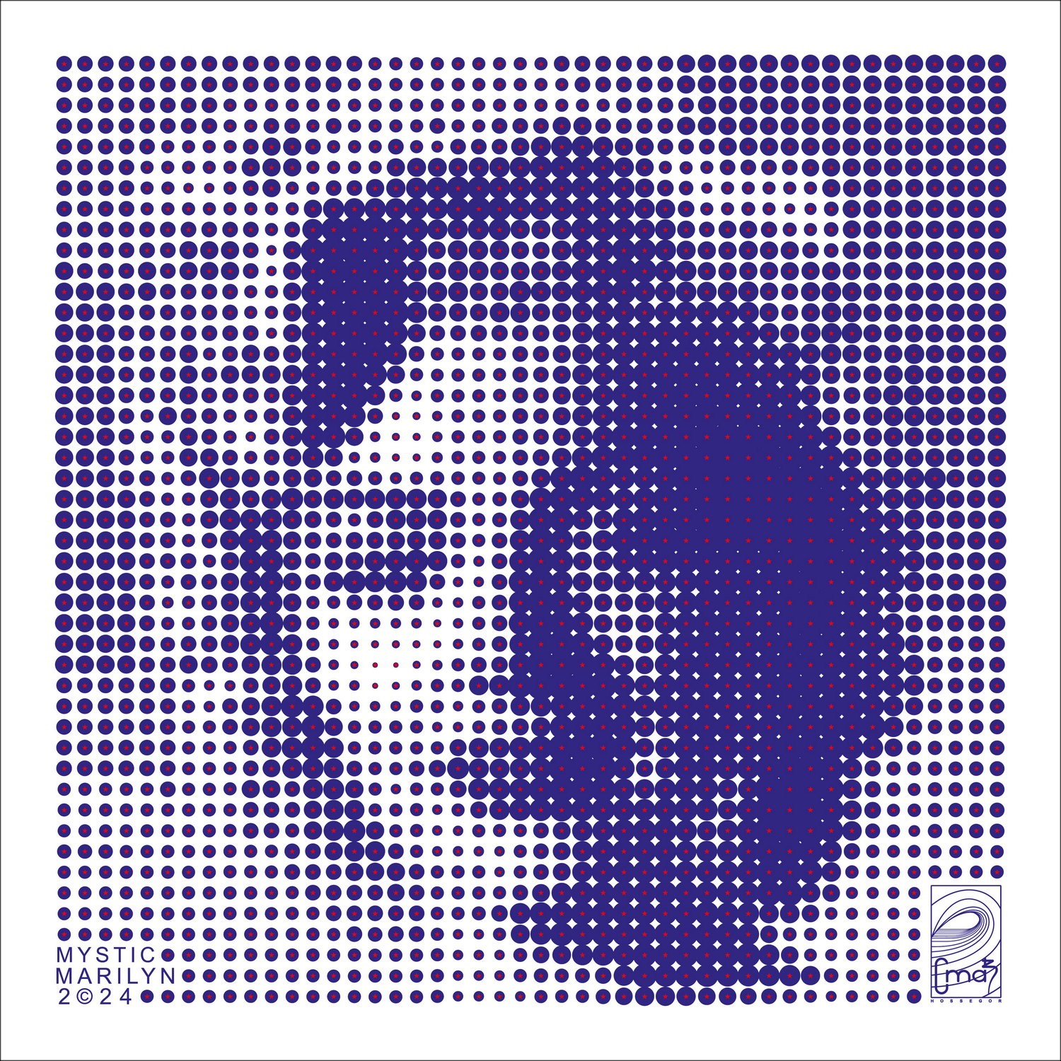 "Mystic Marilyn by CMAB 2024 - Aluminium Ink Limited Edition