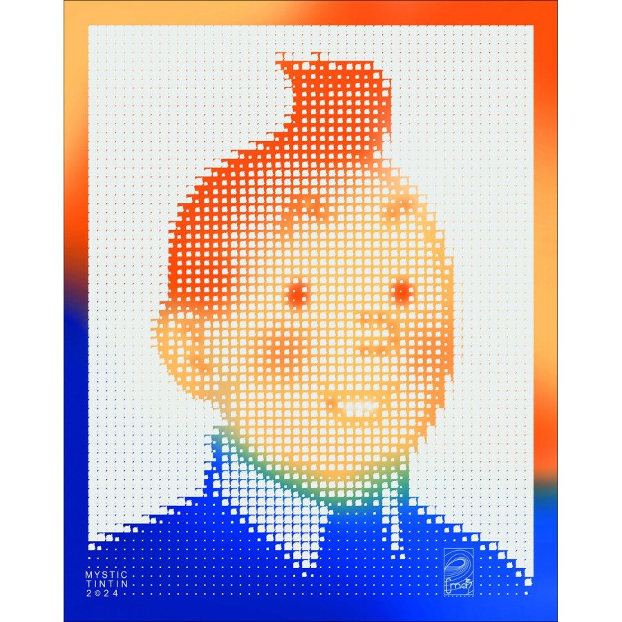 "Mystic Tintin" by CMAB 2024 - Works on Aluminium, Very Limited Edition