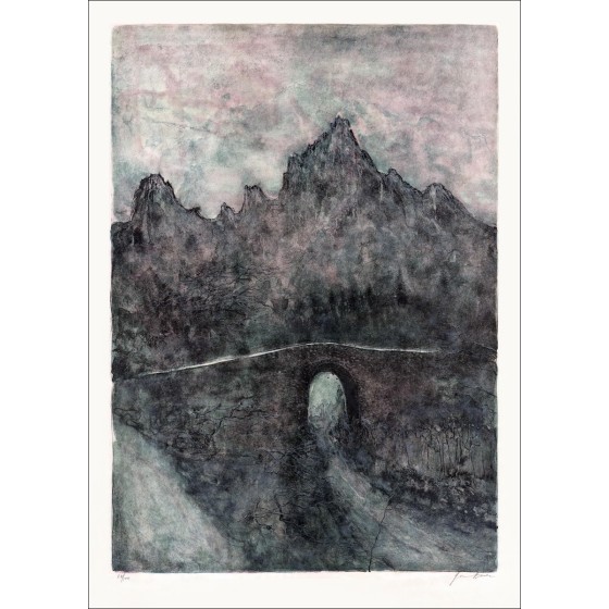Kopen van originele Lithographie GANTNER Bernard De kleine brug