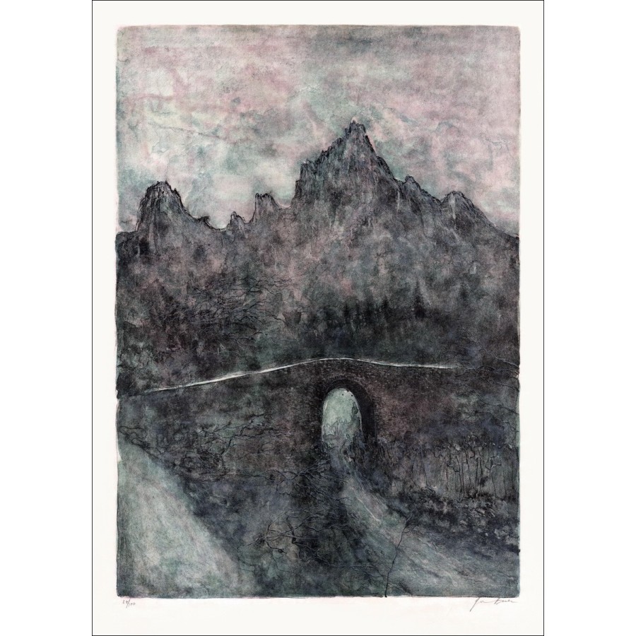 Acquisto Litografia Originale GANTNER Bernard Le petit pont