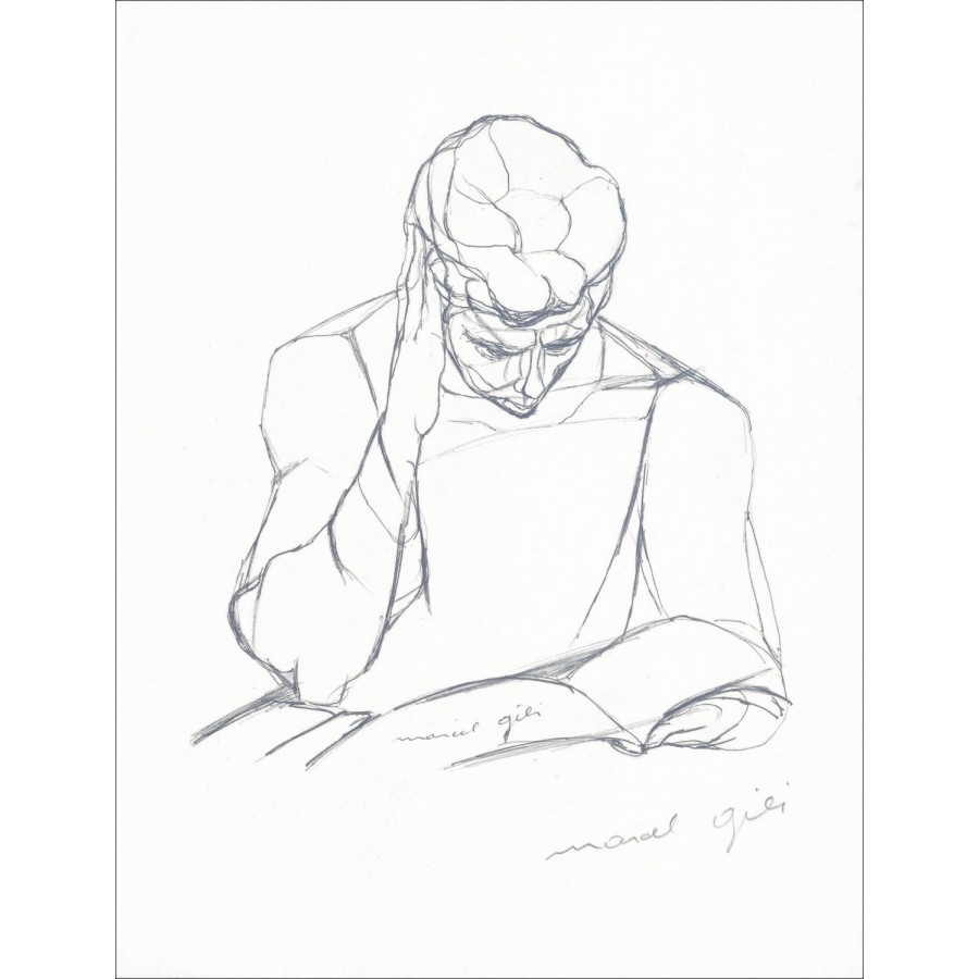 Marcel Gili "The Player" 1966 - Stampa firmata