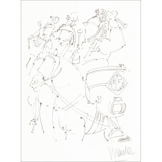 Blasco Mentor - Lithohof "The Riders" 32x25cm