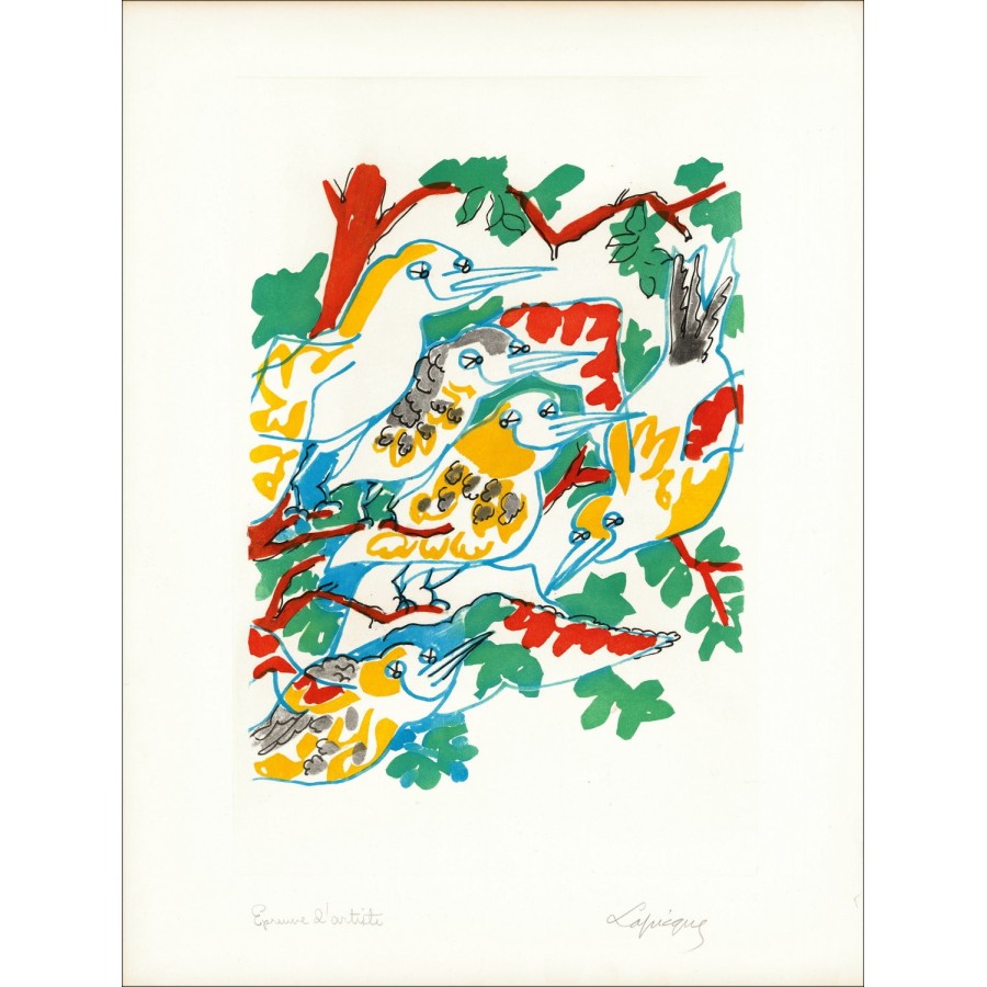 Acquista "Birds" da Charles Lapicque - E.Action Engraving E.a