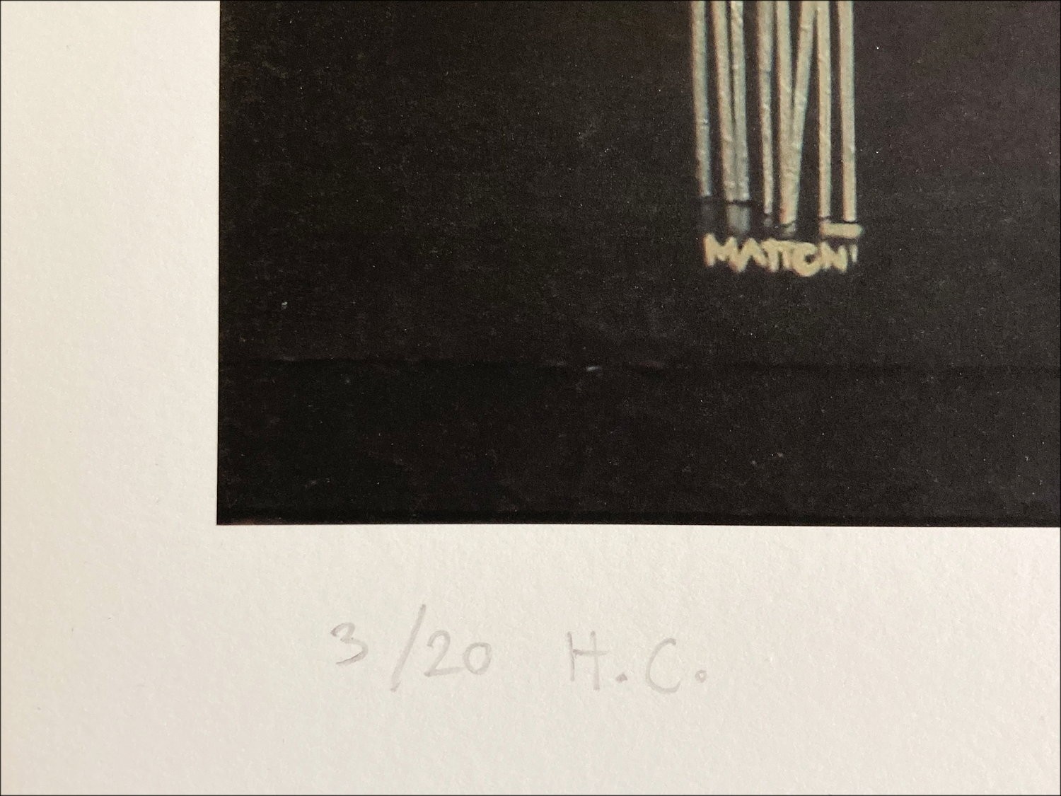 "Die Mauer" von Andrea Ravo Mattoni 2024 - exklusive Lithographie