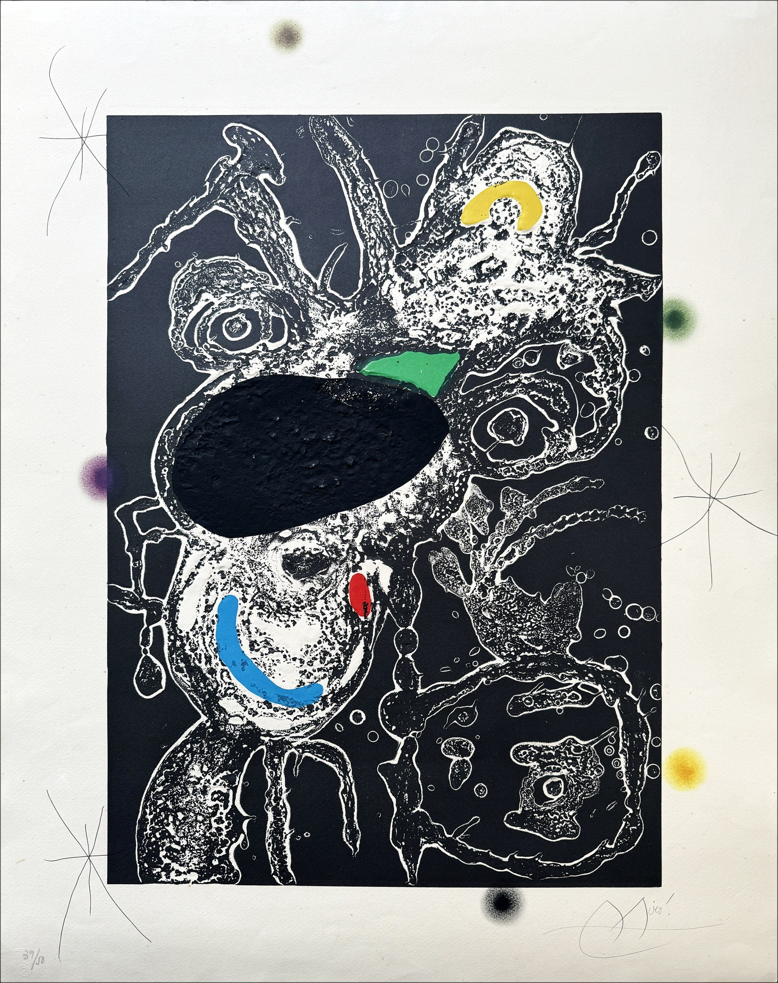 "Espriu III" by Joan Miró, 1975 - Limited Edition Engraving