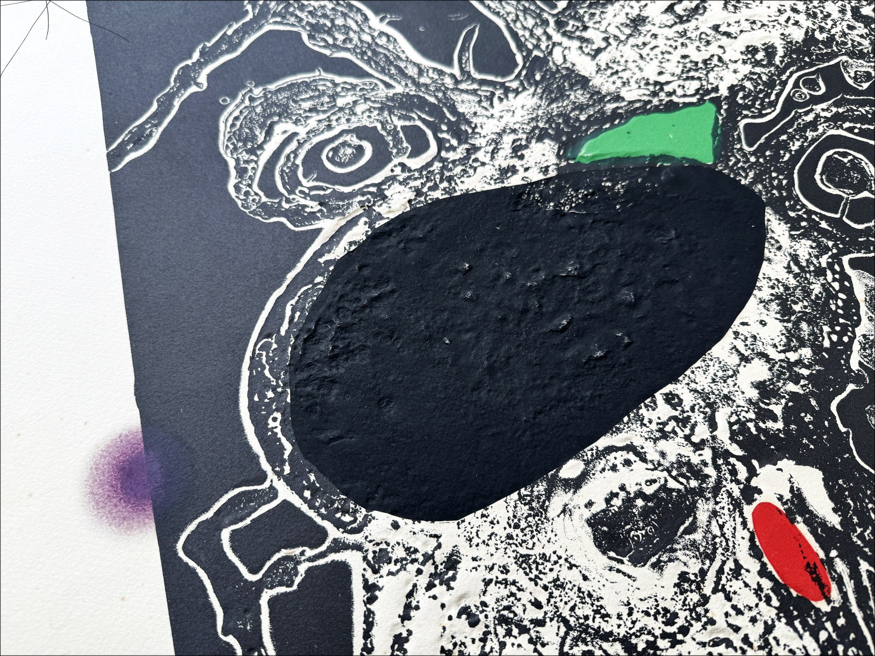 Joan MIRO - Grabado de Carborundum "Espriu III" 89x70cm firmado
