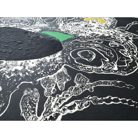 Joan MIRO - Gravure au carborundum "Espriu III" 89x70cm signée
