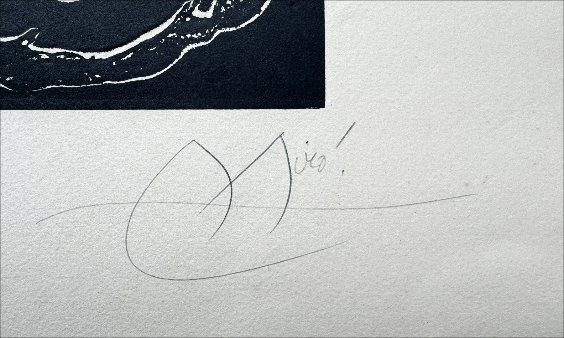 Joan Miro - Carbonundum-Gravur "ESPRIU III" 89x70cm signiert