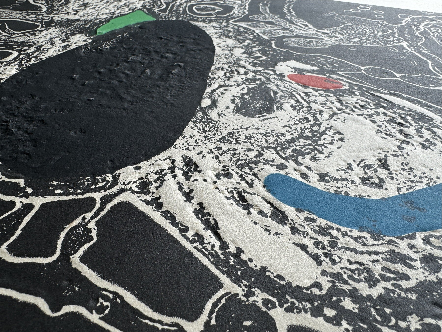 Joan MIRO - Gravure au carborundum "Espriu III" 89x70cm signée