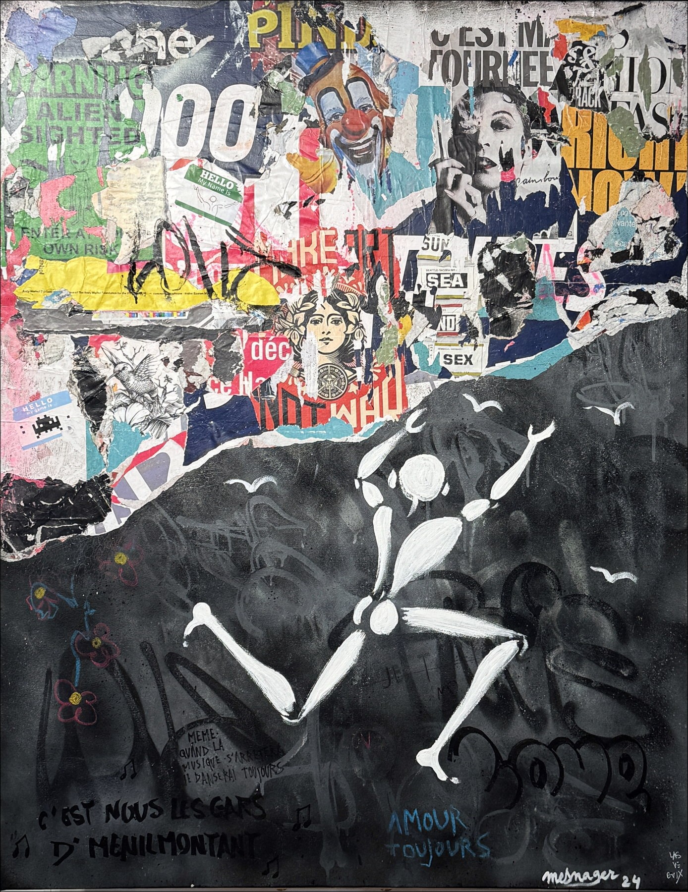 "The White Man X SEMPRE AMORE" da MESNAGER & LASVEGUIX, 2024 - Arte contemporanea