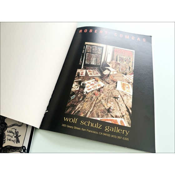 Robert Combas - Lot 2 Catalogi geïllustreerd en een uitnodigingskaart