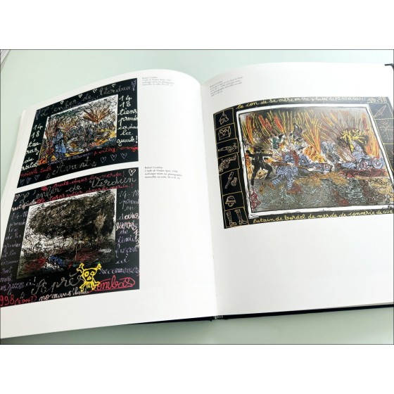 Robert Combas - Lot 2 Catalogi geïllustreerd en een uitnodigingskaart
