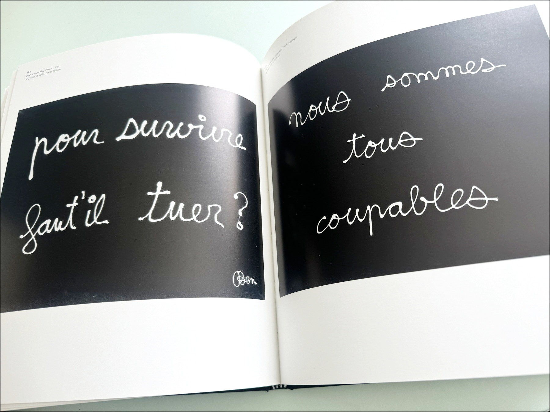 Robert Combas - Lot 2 Catalogi geïllustreerd en een uitnodigingskaart