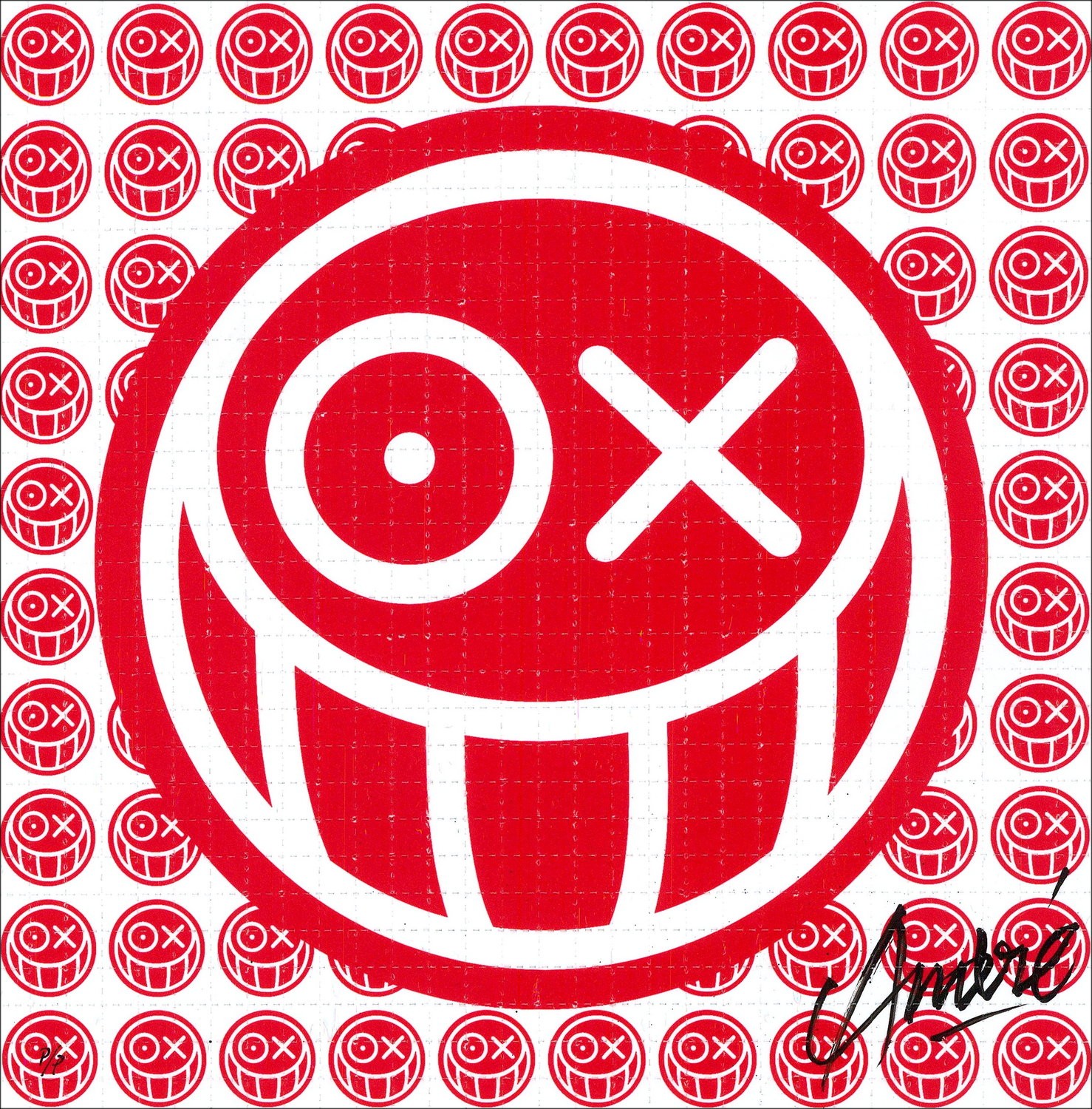 André Saraiva - Love Tripping Red Edition Lithographie 2022