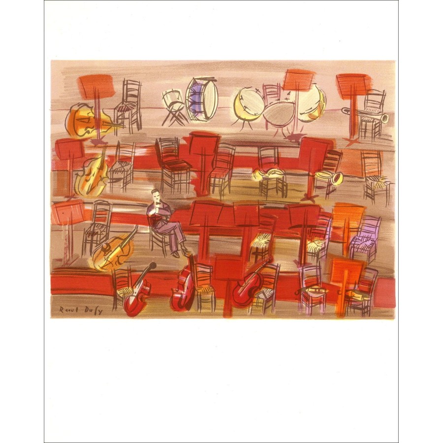 Raoul Dufy - Die Orchester-Lithographie 1965 auf Venel-Papier