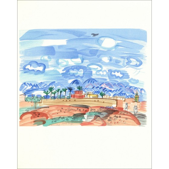 Raoul Dufy "Marrakesch" - 1965 zertifizierte Lithographie