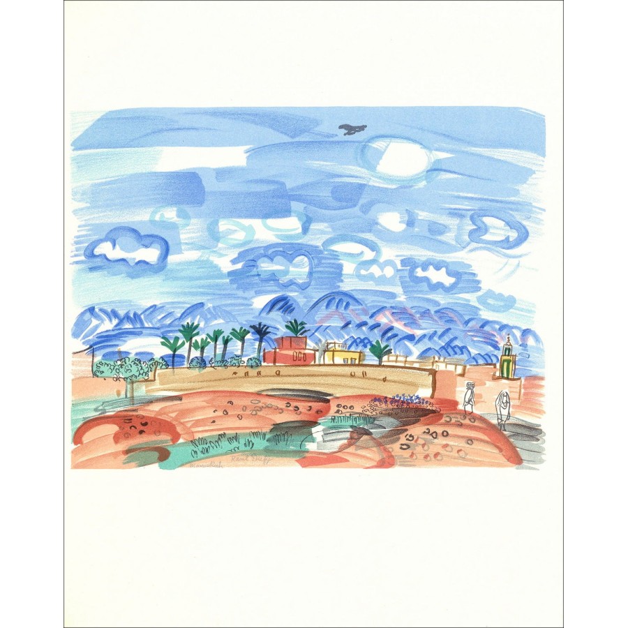 Raoul Dufy "Marrakech" - Certified Lithograph 1965