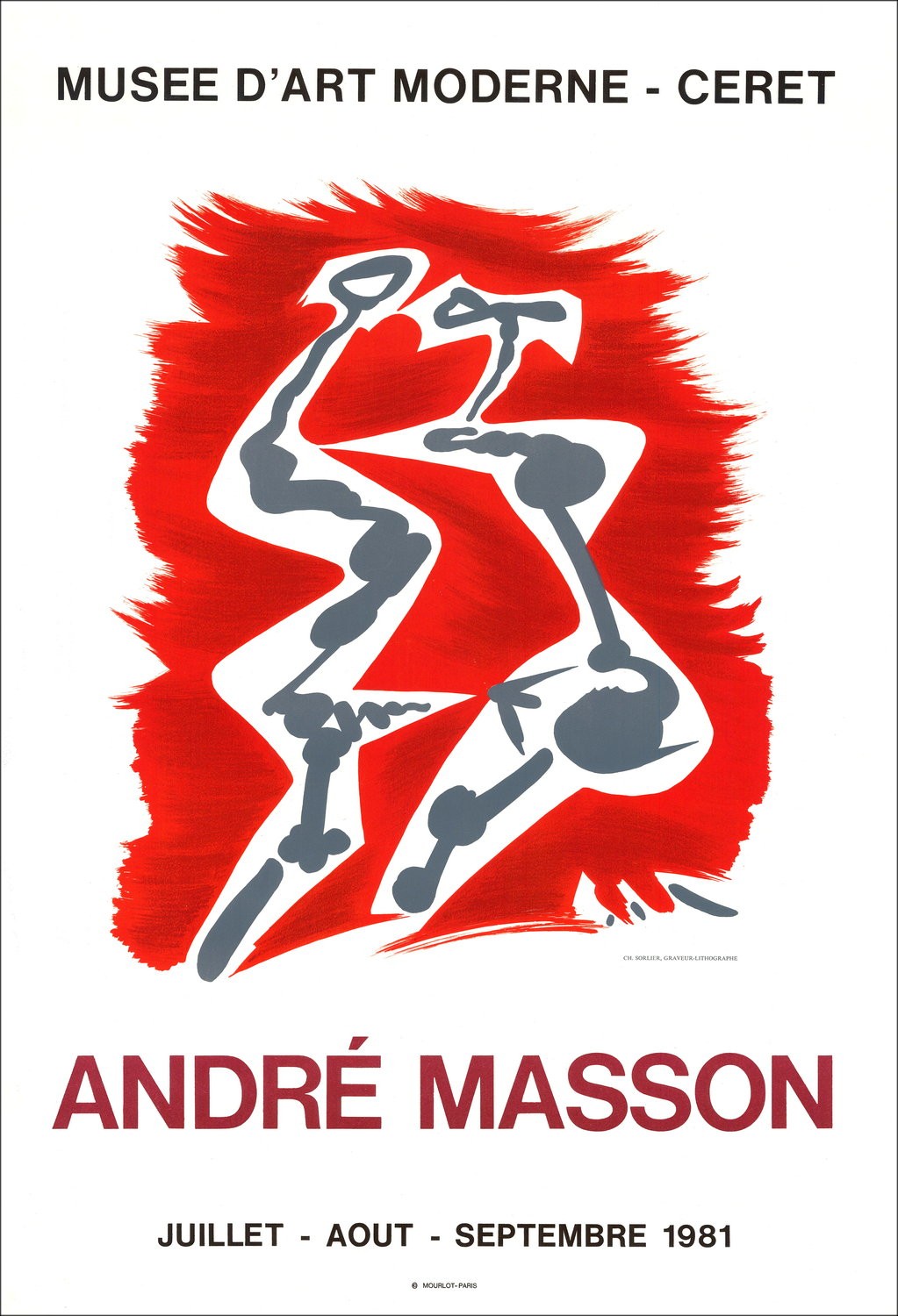 André Masson "Museum of Modern Art, Ceret" - Originele Litho 1981