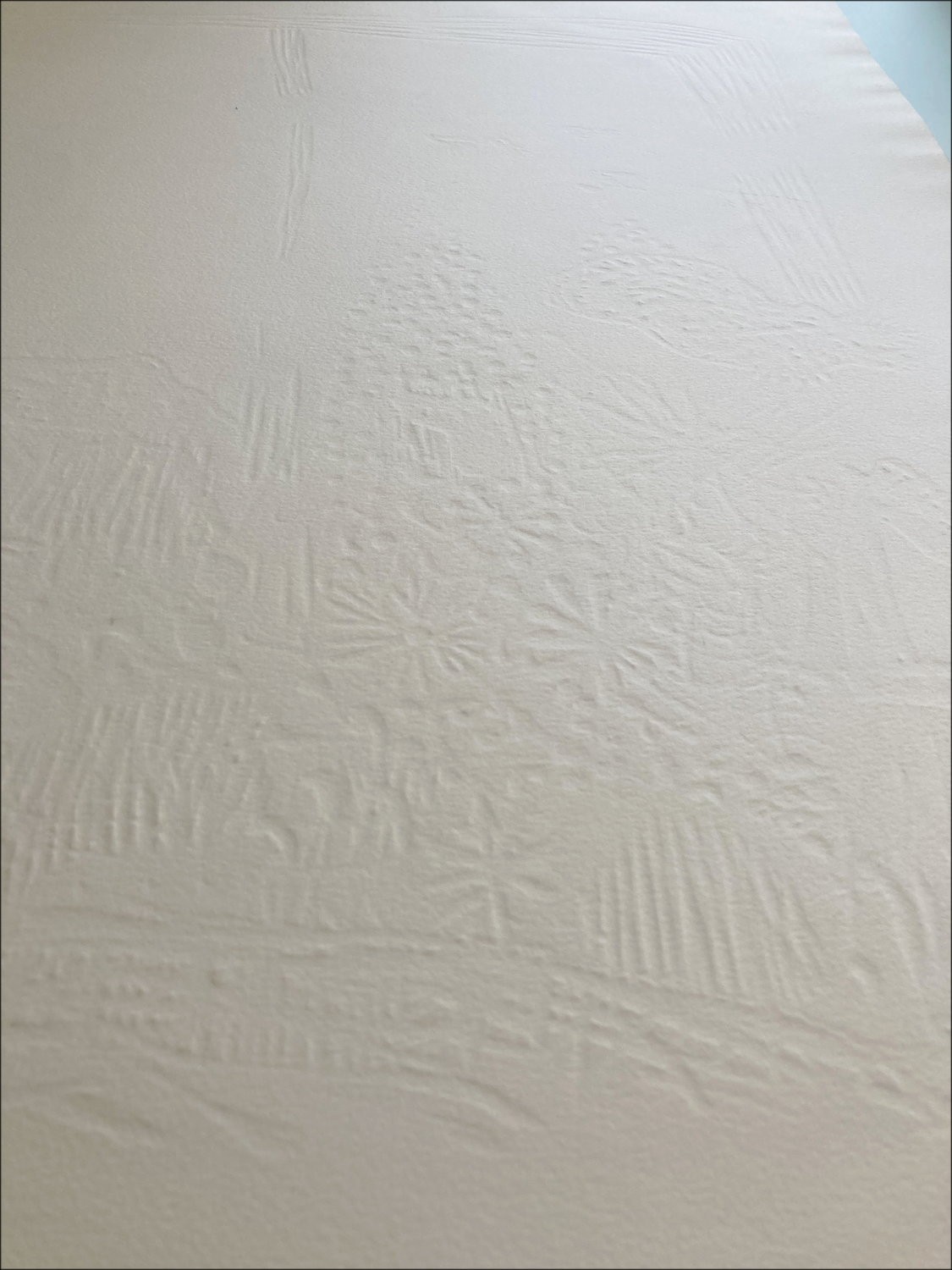 "Composición" - Litografía original con Gauffage en Arch Paper
