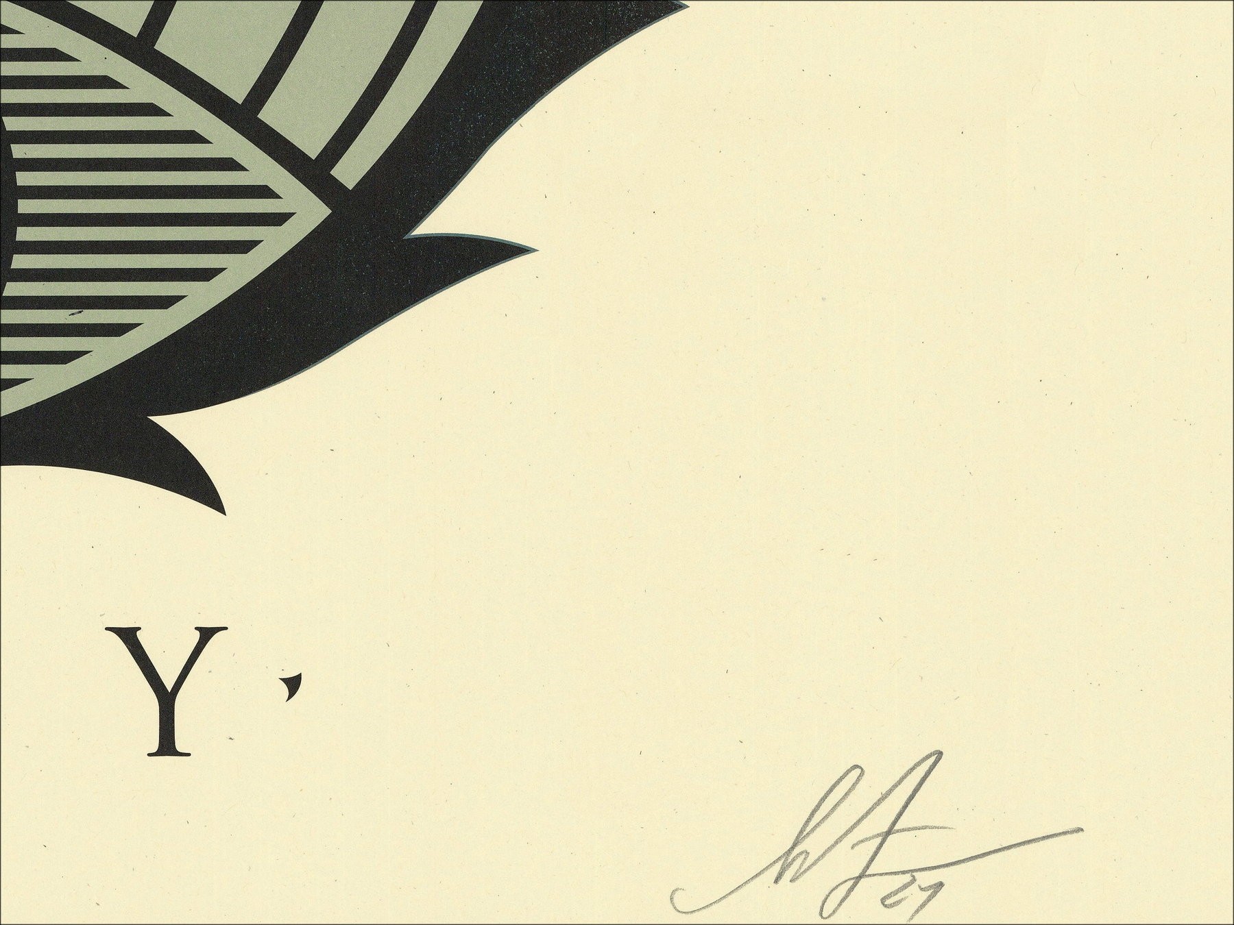 Shepard Fairey (Obey), Eyes Open, serigrafía firmada 91x61cm