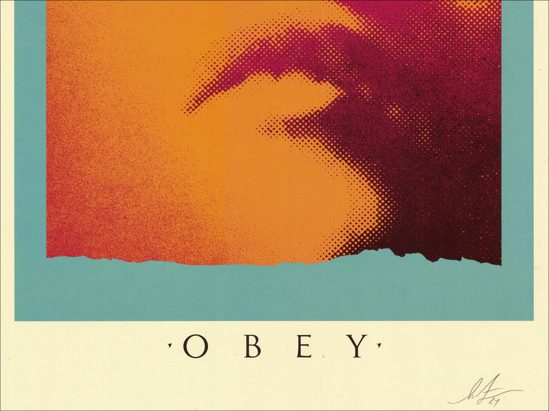 Shadowplay Silkscreen door Obey Shepard Fairey