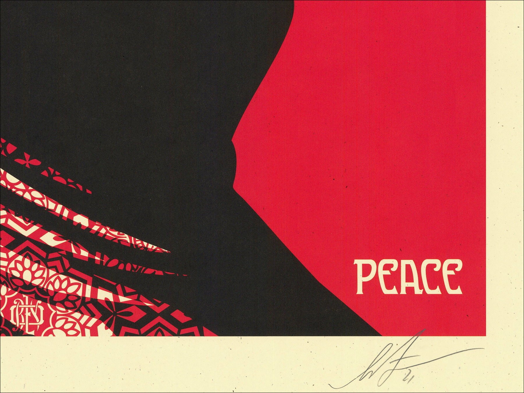 Shepard Fairey (OBEY) "Mujer Fatale" - Signed  screen print