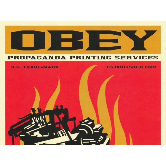 Compra Silkscreen Shepard Faisy obbedire stampa e distruggi