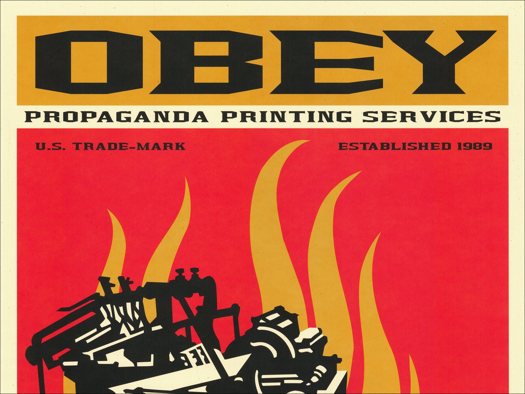 Compra Silkscreen Shepard Faisy obbedire stampa e distruggi