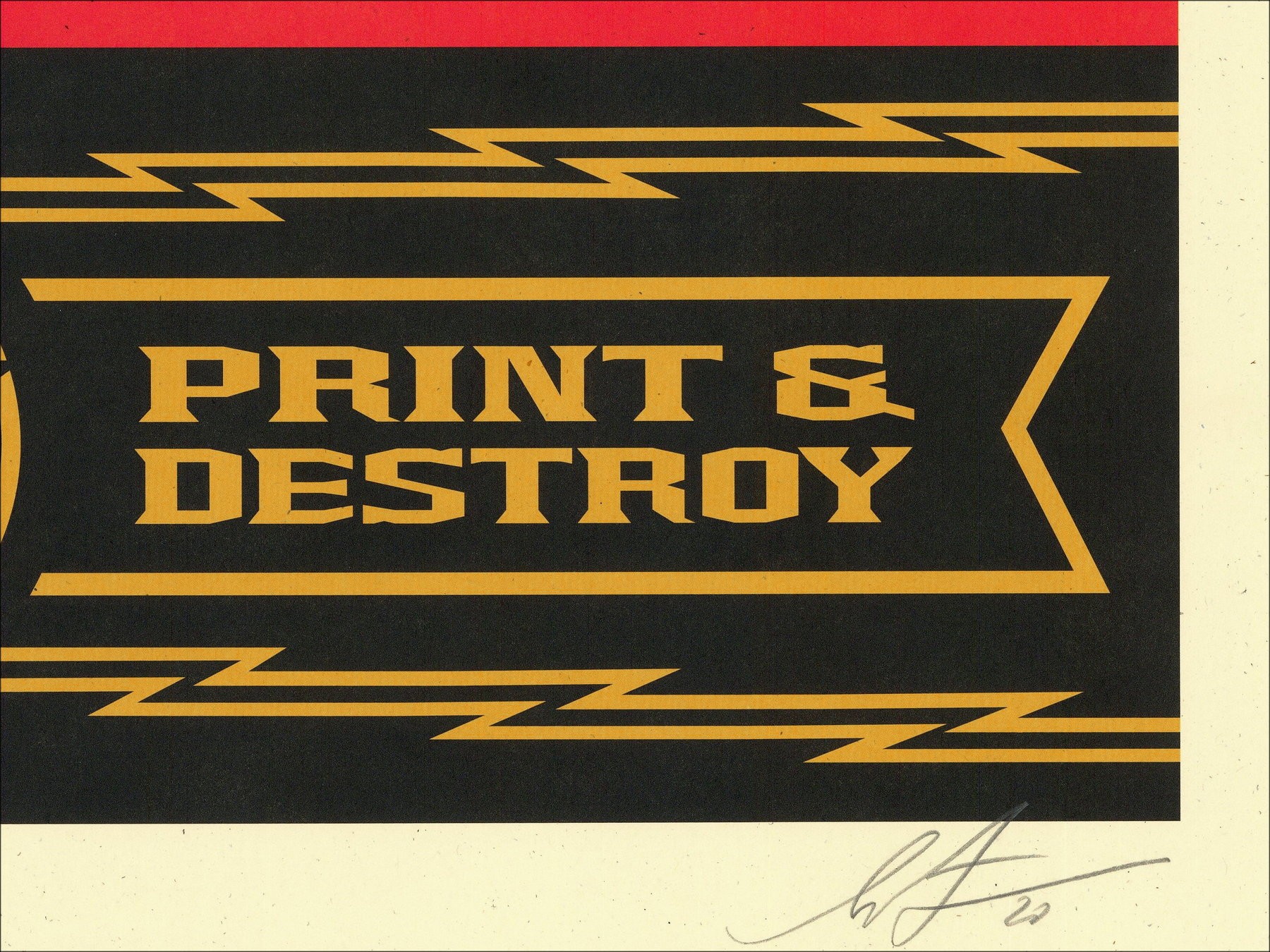 Koop Silkscreen Shepard Faisy Obey Print and Destroy