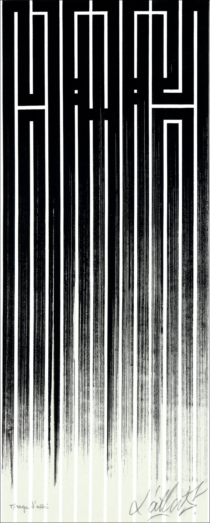 ➤ Cadit - L'ATLAS - Sérigraphie Originale - 2023