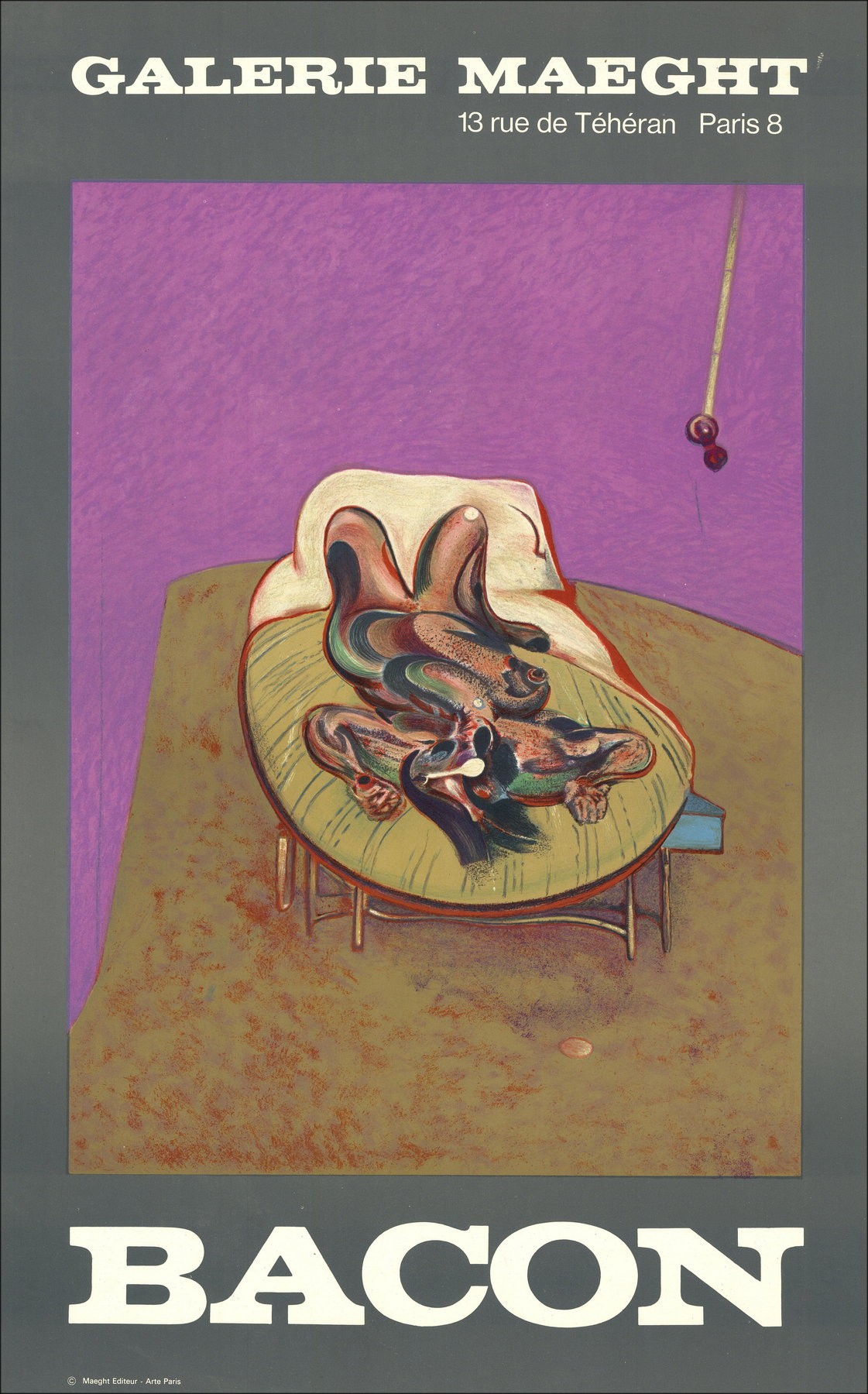 Francis Bacon "Exposition, Galerie Maeght" - Affiche Lithographique